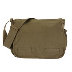 Rothco Classic Canvas Messenger Bag - Olive Drab