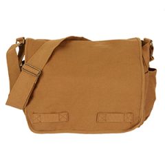 Rothco Classic Canvas Messenger Bag - Coyote Brown