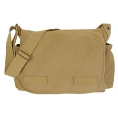 Rothco Classic Canvas Messenger Bag - Khaki