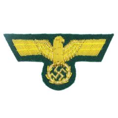 German Army General Bullion Cap Eagle - Thumbnail