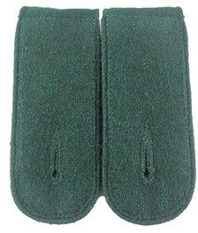 Panzer Grenadier EM Shoulder Boards Bottle Green (Grass Green piped) 