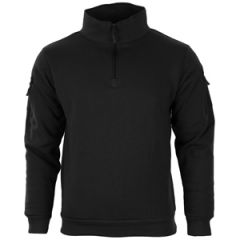 Black Sweatshirt with Zipper