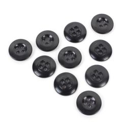Black Vintage Buttons - Type 6 - 1.7 cm 