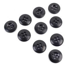 Black Vintage Buttons - Type 7 - 1.7 cm