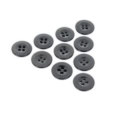 Black Vintage Buttons - Type 4 - 1.7 cm Thumbnail