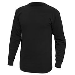 Brandit Bundeswehr Thermal Cotton Under Shirt with Plush Lining - Black