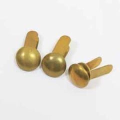 Set of 3 Helmet Split Pin Rivets - Brass Thumbnail