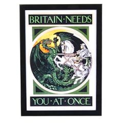 Britain Needs You At Once Framed Print Thumbnail