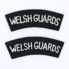 British Army Welsh Guards Shoulder Titles