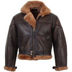 British Fighter Pilot Leather Jacket Thumbnail