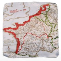 British Escape Map Handkerchief