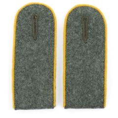 Cavalry EM Shoulder Boards Field Grey (Gold Yellow piped) Thumbnail