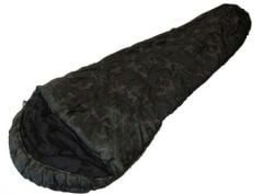 Dark Woodland Camo Mummy Sleeping Bag