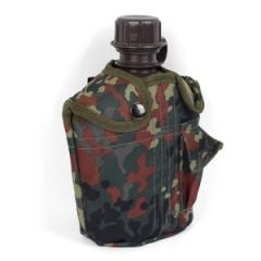 Flecktarn Camo Water Bottle With Cover Thumbnail