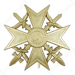 Spanish Cross with Swords - Gold 1