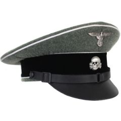 German Waffen SS Visor Cap - Custom Piping