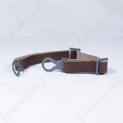 M16 Leather Helmet Strap - Brown