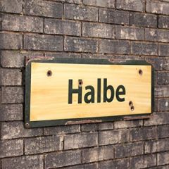 WW2 Halbe Road Sign Thumbnail