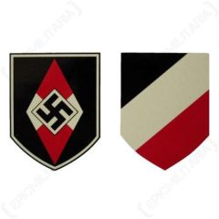 Hitler Youth Helmet Decal