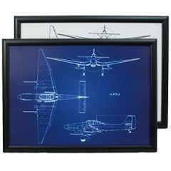 German Junkers Ju 87 Framed Patent Print Thumbnail