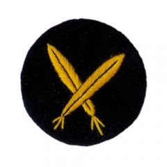 Kriegsmarine Scribe EM Trade Badge
