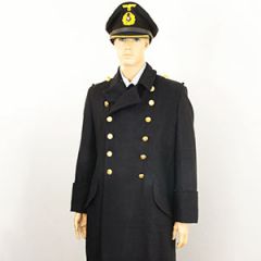 WW2 German Kriegsmarine Officer Wool Overcoat Thumbnail