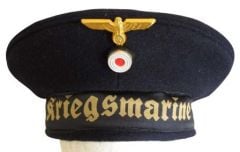 Kriegsmarine EM Navy Blue Cap