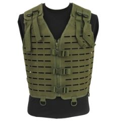 Laser Cut Tactical Vest - Olive - Thumbnail