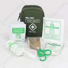 Mini First Aid Pack Contents