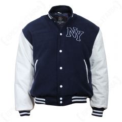 Vintage NY Baseball Jacket Navy 