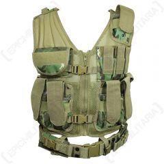 Arid Woodland Camo USMC Tactical Vest