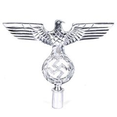 Wehrmacht Eagle Pole Top - Silver Cross