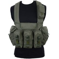 Olive Green 6 Pocket Chest Rig Thumbnail