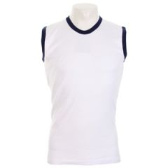 Original British White Sports Vest - Royal Navy - Plain Thumbnail