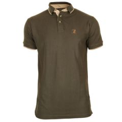 New Style Percussion Short-Sleeve Polo Shirt - Olive