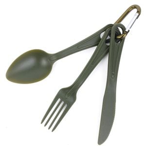 Plastic Camping Cutlery Set Thumbnail