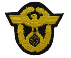 Police Sleeve Eagle - Yellow Thread