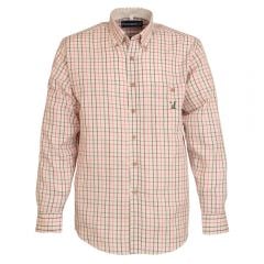 Percussion Checked Shirt - Maroon and Rose