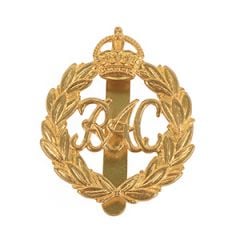 British Royal Armoured Corps Cap Badge 1st Type