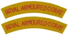 Royal Armoured Corps Shoulder Titles