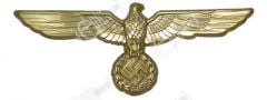 Kriegsmarine Gold Metal Cap Eagle