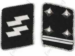 WW2 German Waffen-SS Obersturmbannfuhrer Collar Tabs