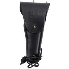 US M1916 Colt Pistol Holster with Brass Fittings - Black