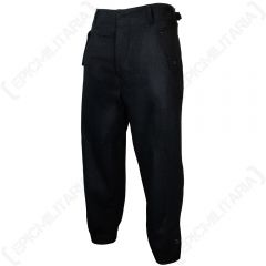 WW2 German SS Black Panzer Trousers