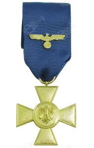 German Heer 25 Year Service Medal with Ribbon