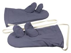 Mouse Grey Reversible Winter Gloves