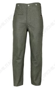 WW2 German M40 Field Grey Wool Trousers