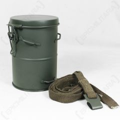 WW1 German Gas Mask Canister and Strap