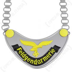 WW2 German Luftwaffe Feldgendarmerie Gorget