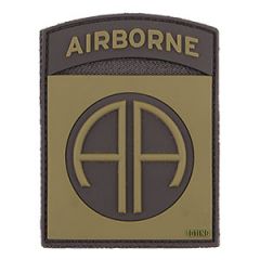 82nd Airborne Patch - PVC Olive